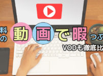 無料動画で暇つぶし｜YouTube以外の動画サイトとVOD比較
